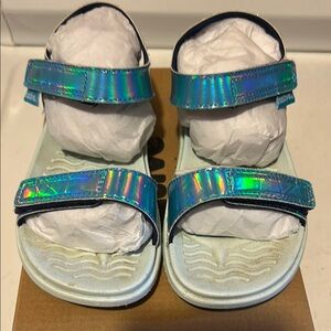 Holographic Kids Sandals